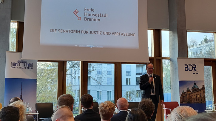 BDRhauptstadtFORUM 2022 Blick in den Saal des BDRhauptstadtFORUMs